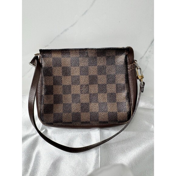 Vintage Louis Vuitton Damier Ebene Truth Makeup Pouch N51982 - Picture 1 of 15